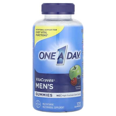 VitaCraves®, Men's Multivitamin/Multimineral Supplement Gummies, 170 Gummies