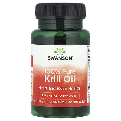 100% Pure Krill Oil, 60 Softgels