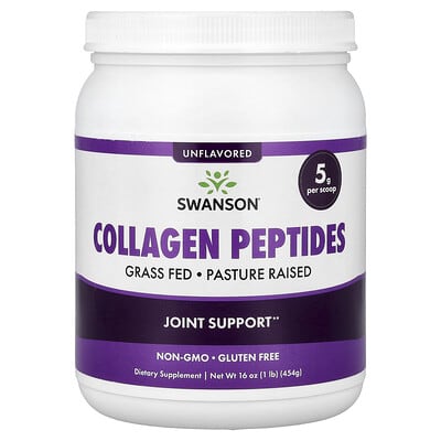 Collagen Peptides, Unflavored, 16 oz (454 g)