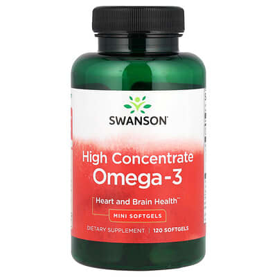 Omega-3, High Concentrate , 120 Mini Softgels