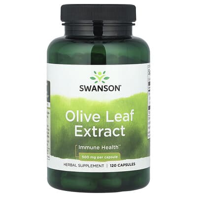 Olive Leaf Extract, 500 mg, 120 Capsules