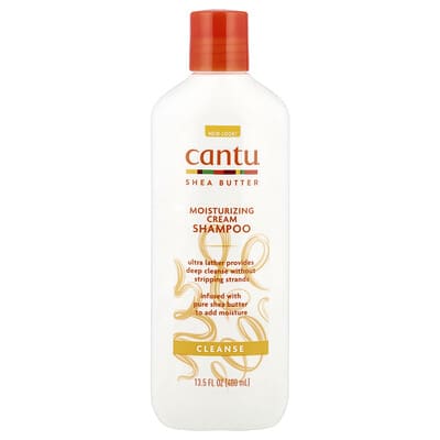 Shea Butter, Moisturizing Cream Shampoo, 13.5 fl oz (400 ml)
