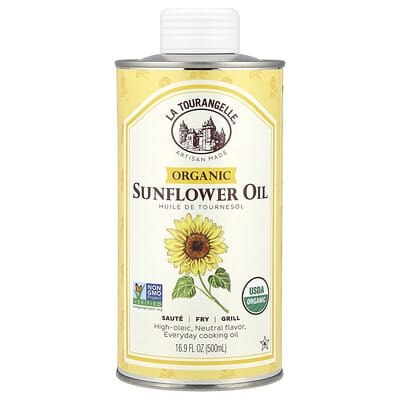 Organic Sunflower Oil, 16.9 fl oz (500 ml)