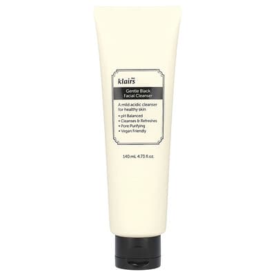 Gentle Black Facial Cleanser, 4.73 fl oz (140 ml)