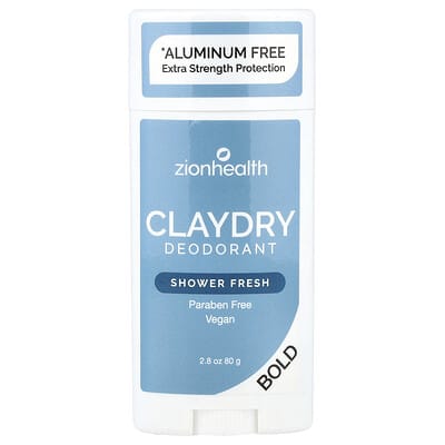 Bold, ClayDry Deodorant, Shower Fresh, 2.8 oz (80 g)