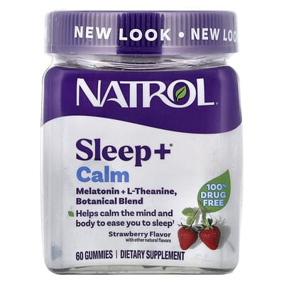 Sleep+® Calm Gummies, Strawberry, 60 Gummies