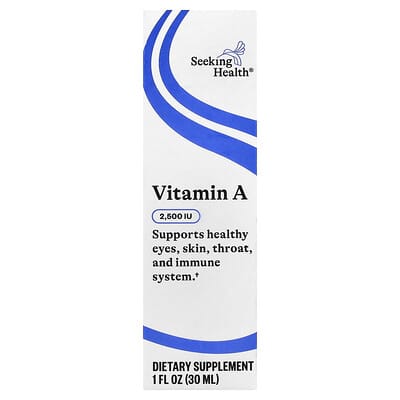 Витамин А, 750 mcg (2,500 IU), 1 fl oz (30 ml)