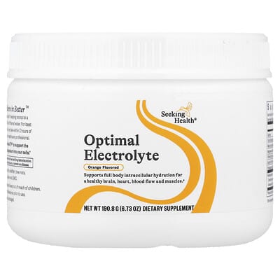 Seeking Health Электролит Optimal, Orange, 6.73 oz (190.8 g)