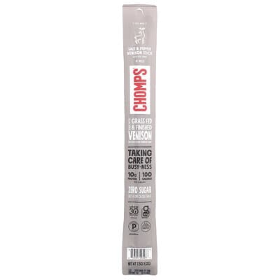 Venison Stick with Beef Added, Mild, Salt & Pepper, 1.15 oz (32 g)