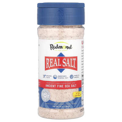 Real Salt®, Ancient Fine Sea Salt, 10 oz (284 g)