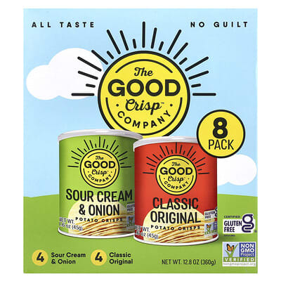 Potato Crisps, Variety Pack, 8 Count, 1.6 oz (45 g) Each