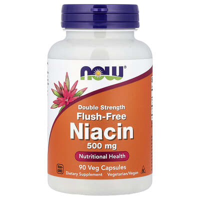 Flush-Free Niacin, 500 mg, 90 Veg Capsules