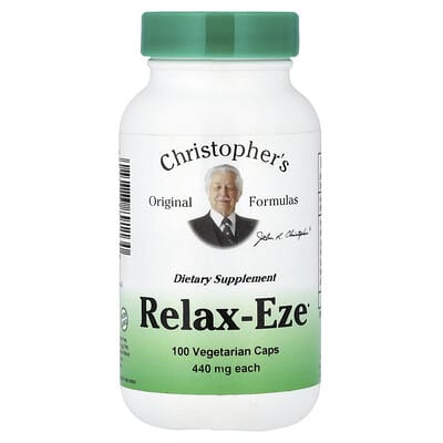 Christopher's Original Formulas Relax-Eze, 100 вегетарианских капсул