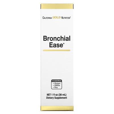 Bronchial Ease with Proprietary Blend of Fresh Osha Root, Mullein Leaf and Wild Cherry Bark, 1 fl oz (30 ml)