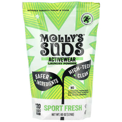 Activewear Laundry Powder, Sport Fresh, 60 oz (1.7 kg)