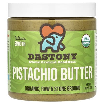 Pistachio Butter, Ultra Smooth, 8 oz (227 g)