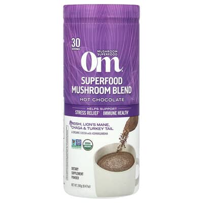 Superfood Mushroom Blend, Hot Chocolate, 8.47 oz (240 g)