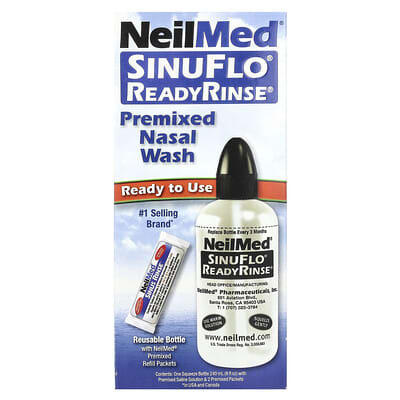 SinuFlo® ReadyRinse®, Premixed Nasal Wash, 2 Piece Kit