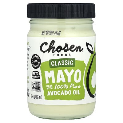 Classic Mayo Made With 100% Pure Avocado Oil , 12 fl oz (355 ml)