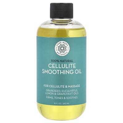 Pure Body Naturals разглаживающее масло для тела, 8 fl oz (240 ml)