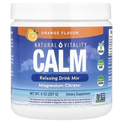 MaxCalm®, Relaxing Drink Mix, Orange, 8 oz (227 g)