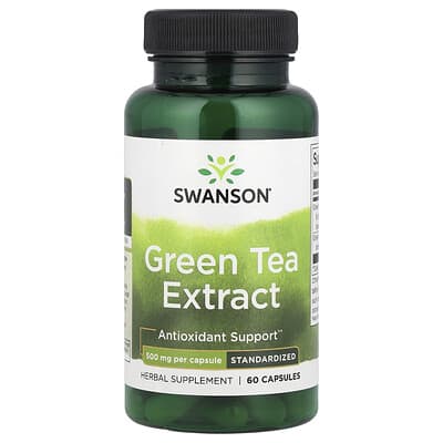 Green Tea Extract, 500 mg, 60 Capsules