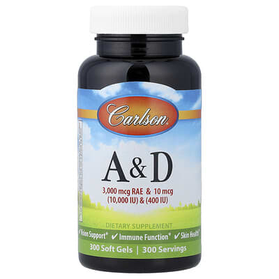Vitamins A & D, 300 Soft Gels