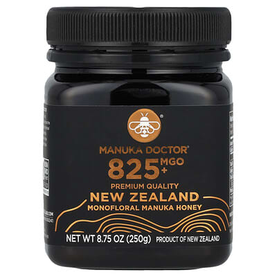 New Zealand Monofloral Manuka Honey, MGO 825+, 8.75 oz (250 g)
