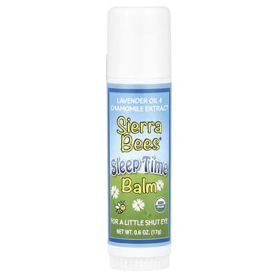 Sleep Time Balm Stick, Lavender & Chamomile, 0.6 oz (17 g)