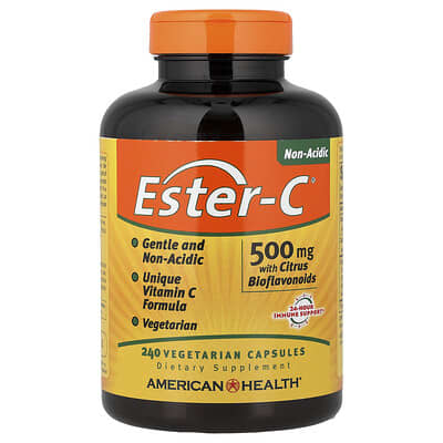 Ester-C® с цитрусовыми биофлавоноидами, 240 вегетарианских капсул
