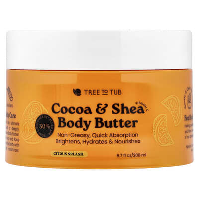 Масло для тела Cocoa & Shea, Citrus Splash, 6.7 fl oz (200 ml)