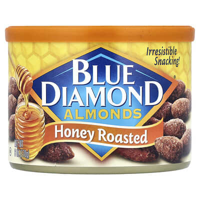 Blue Diamond миндаль, Honey Roasted, 6 oz (170 g)