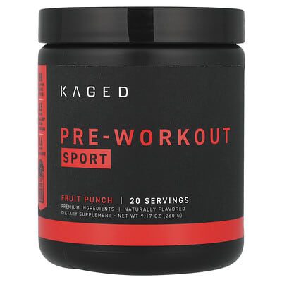 Предтренировочный комплекс Kaged Sport, фруктовый пунш