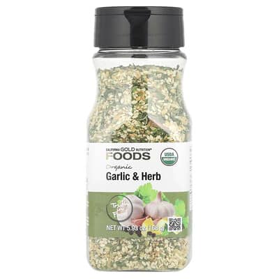 Органические специи с чесноком и травами 5.93 oz (168 g)