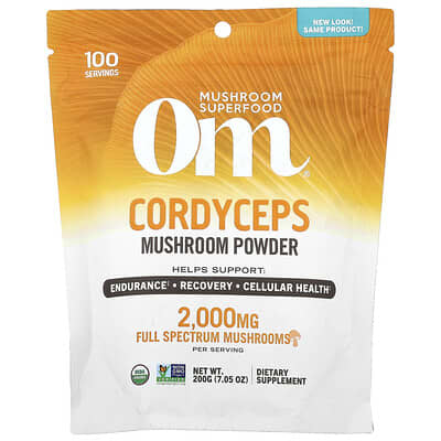 Mushroom Powder, Cordyceps, 7.05 oz (200 g)