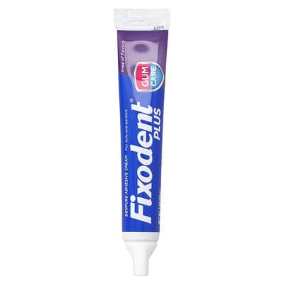 Plus, крем-адгезив для зубных протезов, 2 oz (57 g)