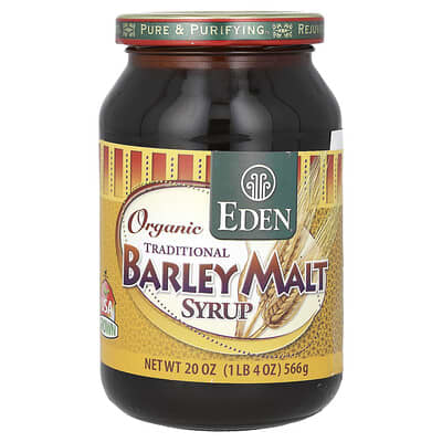 Organic Traditional Barley Malt Syrup, 20 oz (566 g)