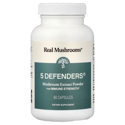 5 Defenders®, Mushroom Extract Powder, 90 Capsules