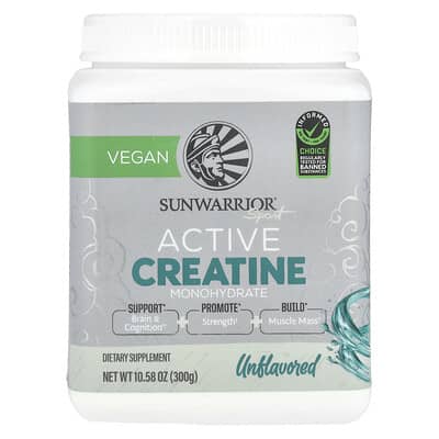 Active Creatine Monohydrate, Unflavored, 10.58 oz (300 g)