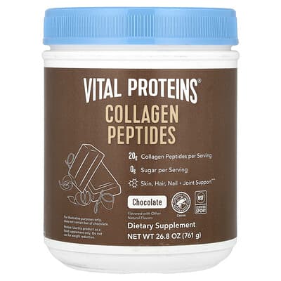 Collagen Peptides, Chocolate, 26.8 oz (761 g)