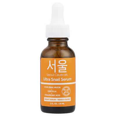 SeoulCeuticals Ultra Snail сыворотка, 1 fl oz (30 ml)