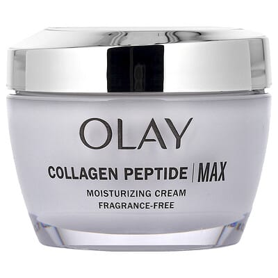 Collagen Peptide Max, Moisturizing Cream, Fragrance Free, 1.7 oz (48 g)
