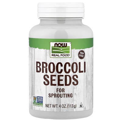 Семена брокколи Real Food, 4 oz (113 g)