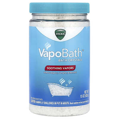 VapoBath™, Bath Crystals, Soothing Vapors, 15 oz (425 g)
