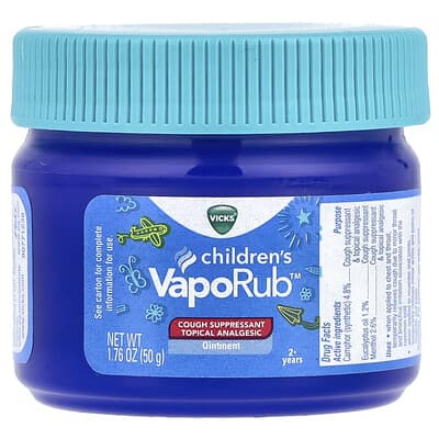 Детская мазь VapoRub™, мазь от кашля, 1.76 oz (50 g)
