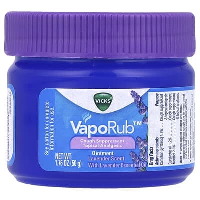 Vicks VapoRub™ мазь, лаванда, 1.76 oz (50 g)