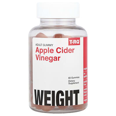 Adult Gummy, Apple Cider Vinegar, 60 Gummies (500 mg per Gummy)