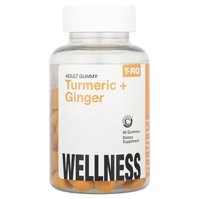Adult Gummy, Turmeric + Ginger, Mango, 60 Gummies