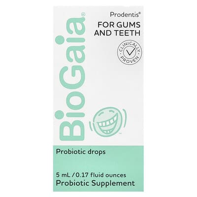 Prodentis, Probiotic Drops, For Gums and Teeth, 200 Million CFU, 0.17 fl oz (5 ml)