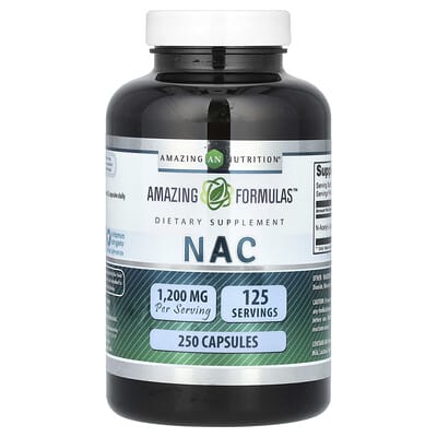 NAC, 250 Capsules (600 mg per Capsule)
